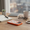 Case for iPhone 17 PRO Flexline Mag Cover compatible with MagSafe orange OEM