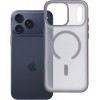 Case for iPhone 17 PRO MAX Flexline Mag Cover compatible with MagSafe gray OEM