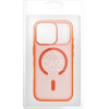 Case for iPhone 17 PRO MAX Flexline Mag Cover compatible with MagSafe orange OEM