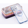 Case for Samsung A57 Electro Mag Cover compatible with MagSafe blue OEM