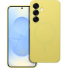 Case SILICONE 2mm for SAMSUNG S26 compatible with MagSafe lemon OEM