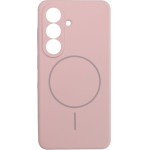 Case SILICONE 2mm for SAMSUNG S26 compatible with MagSafe sand pink OEM