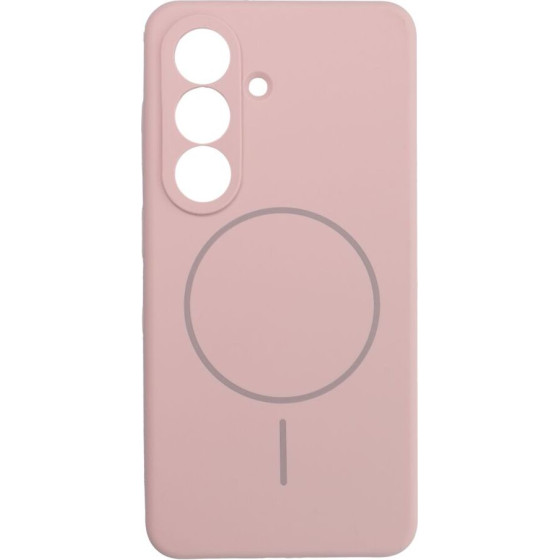 Case SILICONE 2mm for SAMSUNG S26 compatible with MagSafe sand pink OEM
