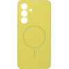 Case SILICONE 2mm for SAMSUNG S26 Plus compatible with MagSafe lemon OEM
