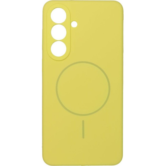 Case SILICONE 2mm for SAMSUNG S26 Plus compatible with MagSafe lemon OEM