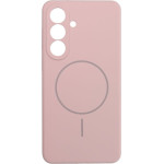 Case SILICONE 2mm for SAMSUNG S26 Plus compatible with MagSafe sand pink OEM