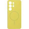 Case SILICONE 2mm for SAMSUNG S26 Ultra compatible with MagSafe lemon OEM