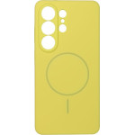 Case SILICONE 2mm for SAMSUNG S26 Ultra compatible with MagSafe lemon OEM