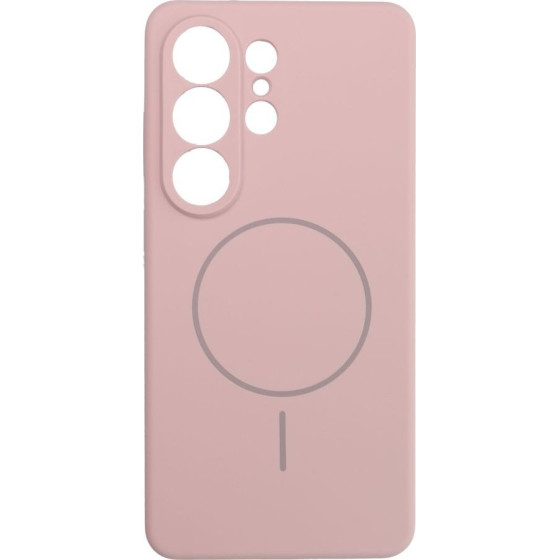 Case SILICONE 2mm for SAMSUNG S26 Ultra compatible with MagSafe sand pink OEM
