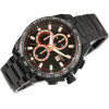 G. Rossi MEN'S Watch - Blues (zg094g) black/Rose + Box - (9153B-1A1)