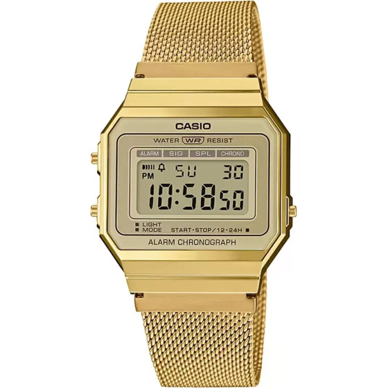 Casio Unisex Retro Vintage Watch + Box - (A700WMG-9A)