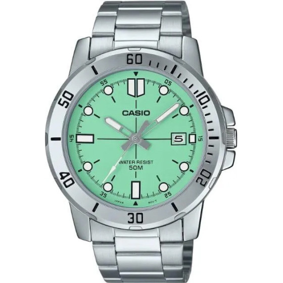 Casio Men's watch (zd185n) + Box - (MTP-VD01D-3E1)