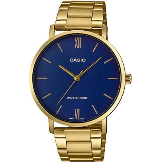 Casio Men's watch + Box - (MTP-VT01G-2B)