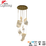Homelighting Se Led 50 Lamella 3CCt With Memory 6 Head Gold 2 Years Warranty - (77-51165)