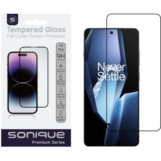 Sonique Hardy Glass Premium Series Hd Full Cover 9H Oneplus 13R 5G �����