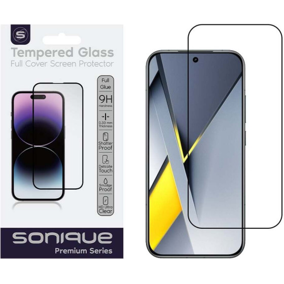 Sonique Hardy Glass Premium Series Hd Full Cover 9H Xiaomi Poco F8 Ultra 5G �����