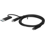 Lenovo Cable USB-C 1m Black - (4X90U90618)