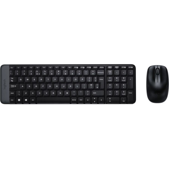 Logitech Keyboard/Mouse Wireless MK220 (US) - (920-003168)
