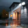 Maclean Led Wall lamp, With Pir sensor, 20W, 1500lm, IP65, Neutral White 4000K, black, - (MCE524 B)