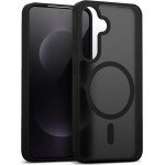 Crong Hybrid Matte Magnetic - MagSafe Case Samsung Galaxy S24 FE (Black) - (CRGHMMSGS24FEBLK)