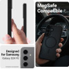 Crong Hybrid Matte Magnetic - MagSafe Case Samsung Galaxy S24 FE (Black) - (CRGHMMSGS24FEBLK)