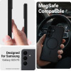 Crong Hybrid Matte Magnetic - MagSafe Case Samsung Galaxy S25 FE (Black) - (CRGHMMSGS25FEBLK)