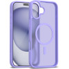 Crong Hybrid Matte Magnetic - MagSafe iPhone 17 Case (Lavender) - (CRGHMMIP1763LVR)