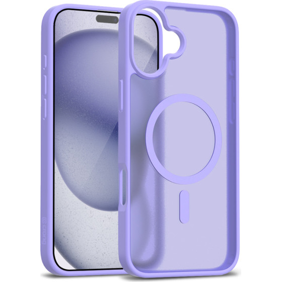 Crong Hybrid Matte Magnetic - MagSafe iPhone 17 Case (Lavender) - (CRGHMMIP1763LVR)