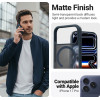 Crong Hybrid Matte Magnetic - MagSafe iPhone 17 Pro Case (Navy Blue) - (CRGHMMIP1763PNBL)
