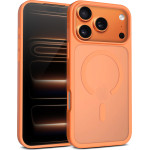 Crong Hybrid Matte Magnetic - MagSafe iPhone 17 Pro Case (Orange) - (CRGHMMIP1763PORG)