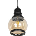 GloboStar OLIVER Vintage �������� ��������� ������ �� ����� 1 x E27 AC 220-240V IP20 - ���� & ����� - �16 x �16 x �25cm - (999-0186)