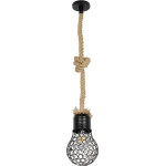 GloboStar URBAN Vintage �������� ��������� ������ �� ����� 1 x E27 AC 220-240V IP20 - ����� & ���� - �15 x �15 x �80cm - (999-0191)