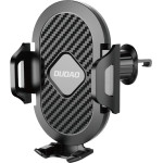 Dudao F2+ smartphone holder for the air vent with clamp - black - (F2+new)