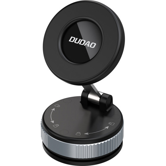 Dudao F24PRO MagSafe Compatible Car Holder with Suction Cup for Windshield or Dashboard - Black - (F24 PRO)