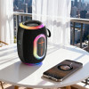 Dudao Wireless Speaker with RGB Backlight Bluetooth 5.3 - Black - (Y22)