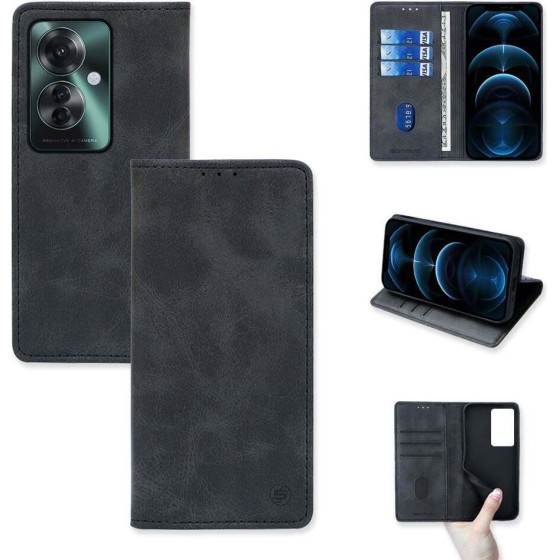 Sonique ���� ��������� Vintage Magnet Wallet Oppo Reno11 F 5G �����