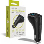 Mobile Origin 100W Car Charger CA25 - 2x USB-C + USB-A - (MO-100WCCH-CA25)
