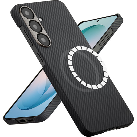 Techsuit - Aramid Fiber MagSafe - Samsung Galaxy S26 Plus - Black