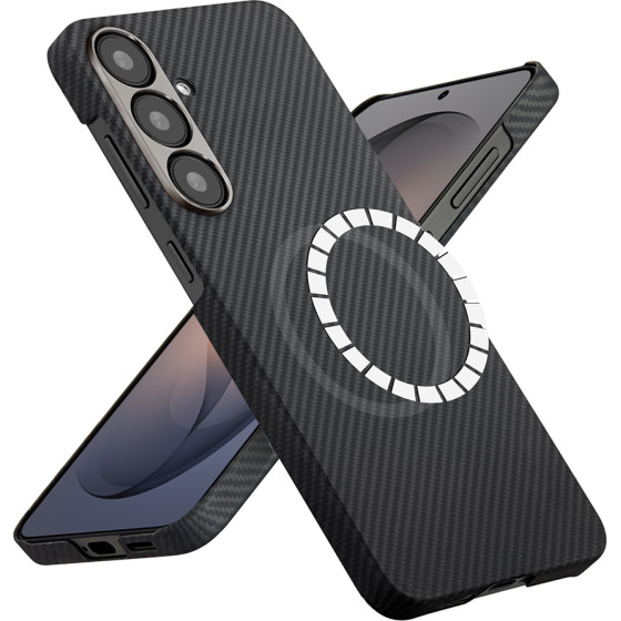 Techsuit - Aramid Fiber MagSafe - Samsung Galaxy S26 - Black
