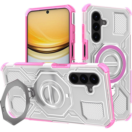 Techsuit - Carbon Shield PRO - Samsung Galaxy A37 5G - Pink Transparent