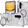 Techsuit - Carbon Shield PRO - Samsung Galaxy A57 5G - Purple Transparent