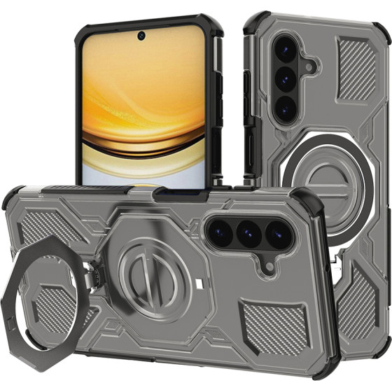 Techsuit - Carbon Shield PRO - Samsung Galaxy A57 5G - Smoke Black