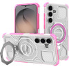 Techsuit - Carbon Shield PRO - Samsung Galaxy S26 - Pink Transparent