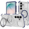 Techsuit - Carbon Shield PRO - Samsung Galaxy S26 Plus - Blue Transparent