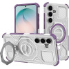 Techsuit - Carbon Shield PRO - Samsung Galaxy S26 Plus - Purple Transparent