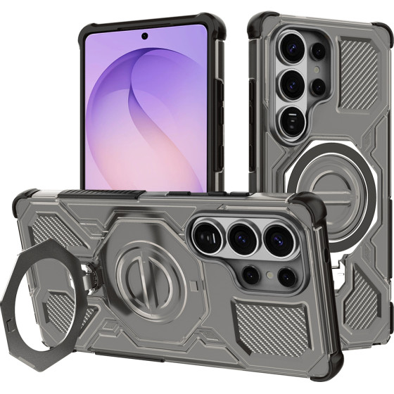 Techsuit - Carbon Shield PRO - Samsung Galaxy S26 Ultra - Smoke Black