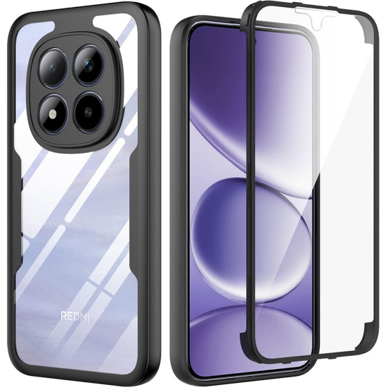 Techsuit - ColorVerse 360 Series + Screen Protector - Xiaomi Redmi Note 15 Pro+ 5G / Poco M8 Pro 5G - Black