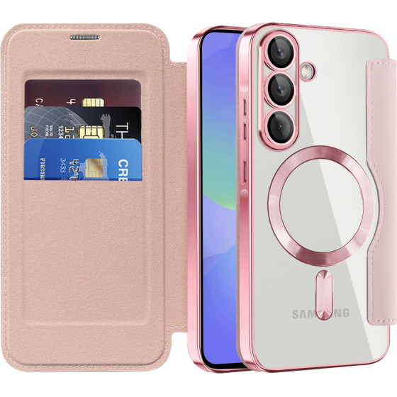 Techsuit - SmartMag Book Case - Samsung Galaxy A37 5G - Pink