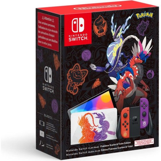 Nintendo Switch Oled Pokemon Scarlet & Violet Edition Portable Game Console 17.8 Cm (7'') 64 Gb Touchscreen Wi-Fi Multicolour - (045496597399)