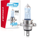 Amio - ����� H4 ���� P43t ���� ����������� 12V �������� 60/55W ����� Lumitec Superwhite +120% ��� ��������� ���������� - 1 ���. (02137/AM) - (02137)